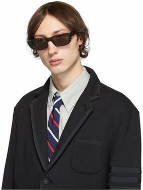 New Thom Browne Tortoiseshell TBS417 Sunglasses